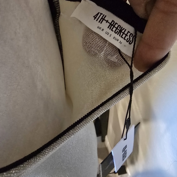 4th & Reckless Women's The Frolic Starfish Swirl Mixed Glitter Maxi Dress S - Picture 7 of 8